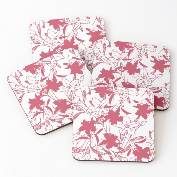 Item preview, Flowers red flower 6 popular seamless flower pattern for masks, Iphone-cases 6 designed and sold by DoodlesFlowers.