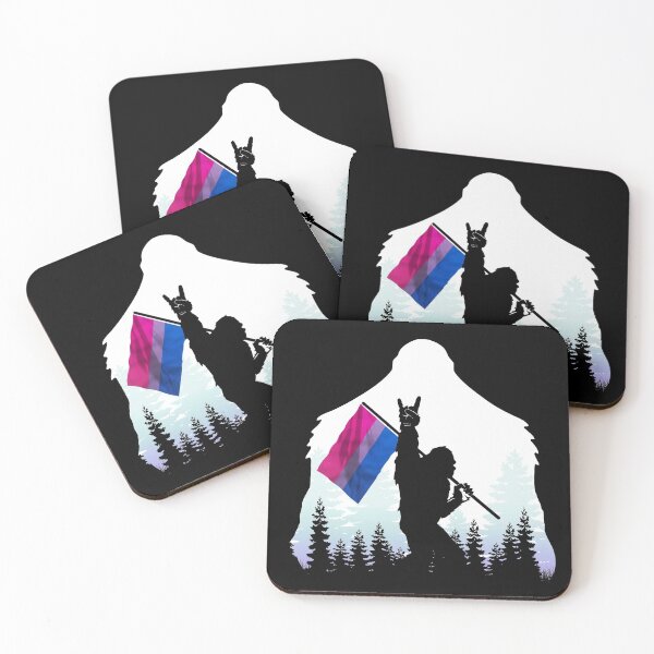 Item preview, Bigfoot bisexual flag lgbt pride designed and sold by leanhngunhubo.
