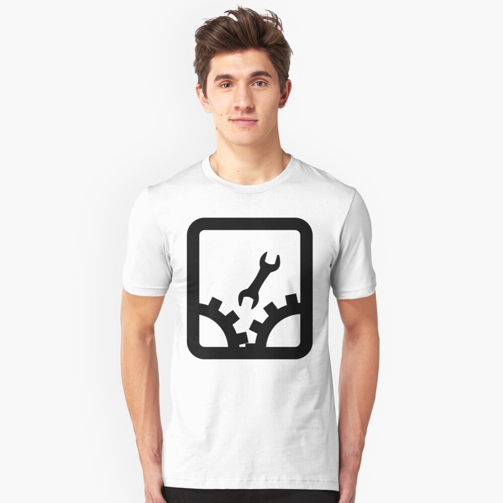 "Throw a wrench in the works black version" Tshirt by 321Outright