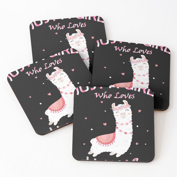 Item preview, Just A Girl Who Loves Llamas Gift For Llama Gift designed and sold by RachaelAndrew.