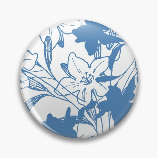 Item preview, Flowers blue flower 6 popular seamless flower pattern for masks, Iphone-cases 7, Lovely Beautiful Blue Colored Pattern designed and sold by DoodlesFlowers.