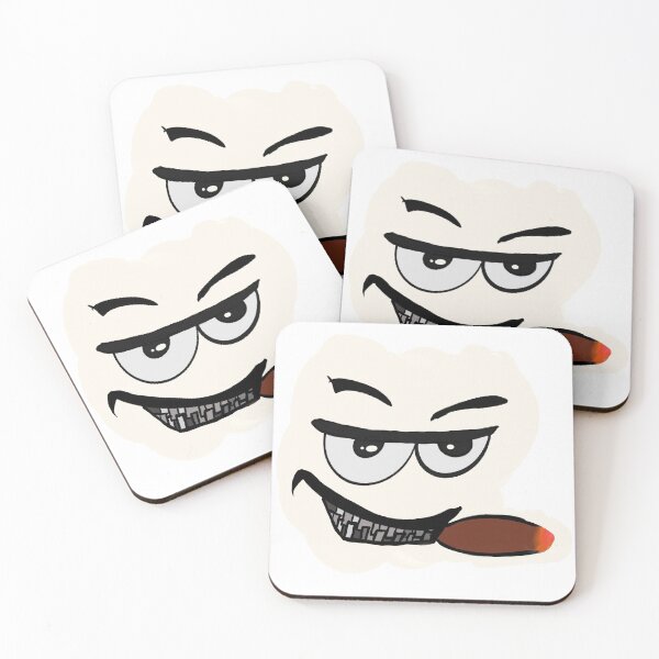 Item preview, Heavy smoker cartoon face designed and sold by chrstdnl.
