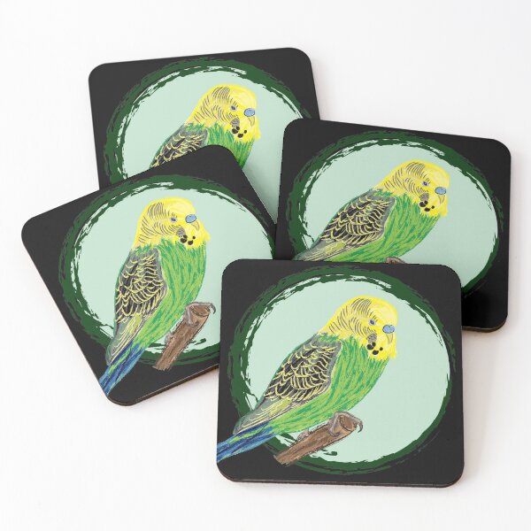 Item preview, Nice Artwork showing a Yellow Budgie II designed and sold by JD's Shop.