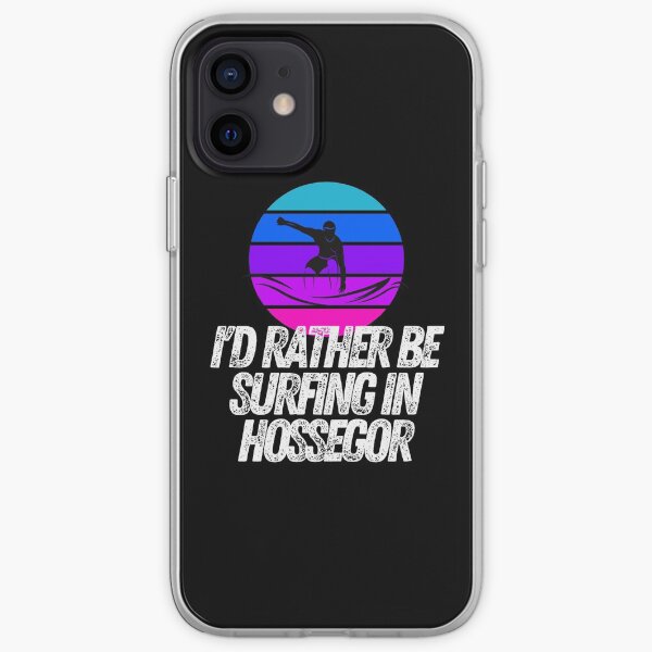 hossegor france surfing iPhone Soft Case