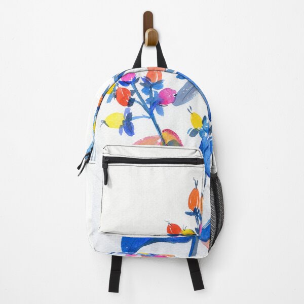 Item preview, botanical flower in blue, pink, yellow N.o 1 designed and sold by kosarandrea.