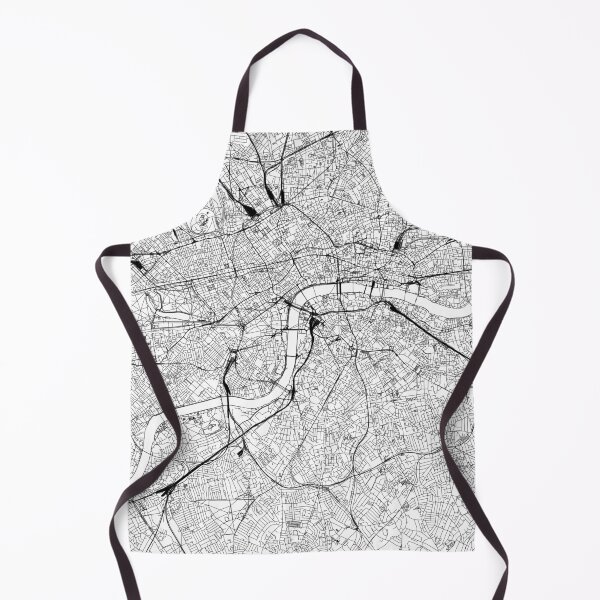 Item preview, London White Map designed and sold by multiplicitymap.