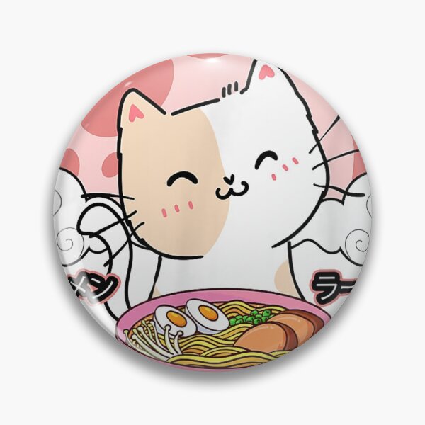 Artikelvorschau, Kawaii Japanische Ramen Nudeln Anime Katzenliebhaber Nettes Geschenk T-Shirt (1) entworfen und verkauft von Brianconner.