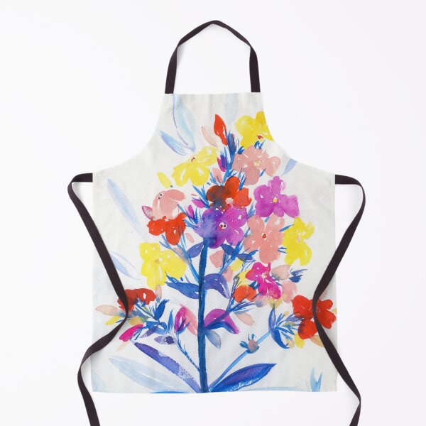 Item preview, watercolor flower in blue, yellow, pink N.o 4 designed and sold by kosarandrea.