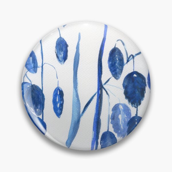 Item preview, botanical flower in blue N.o 2 designed and sold by kosarandrea.