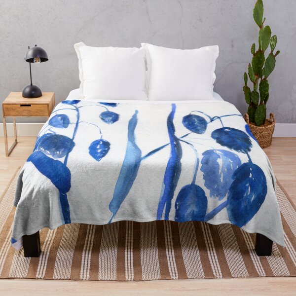 Item preview, botanical flower in blue N.o 2 designed and sold by kosarandrea.