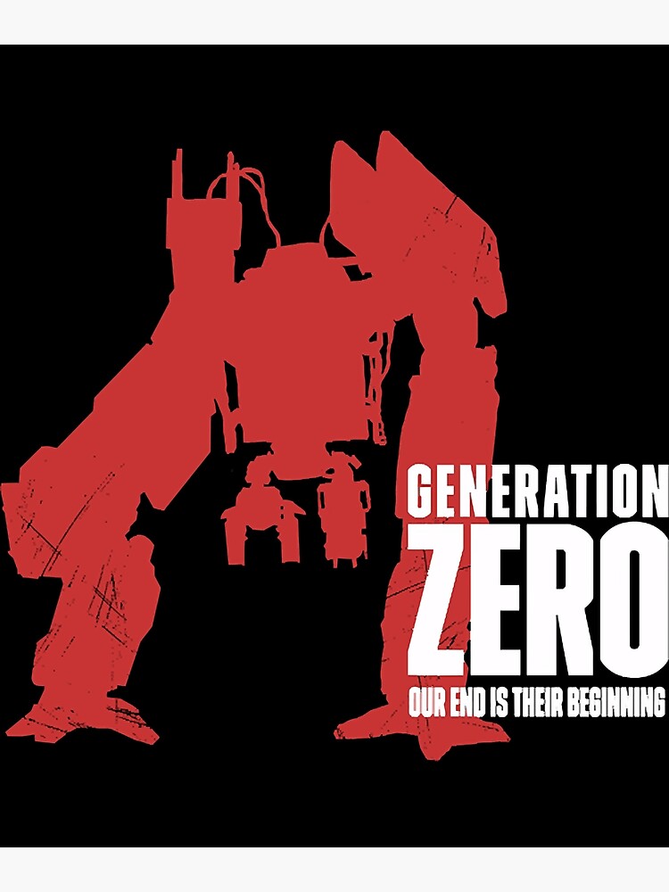 "Generation Zero " Poster for Sale by Andreis19 Redbubble