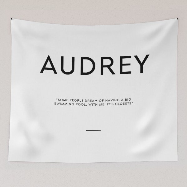 Item preview, AUDREY CLOSETS QUOTE designed and sold by THEARTOFQUOTES.