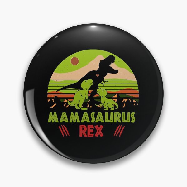 Item preview, Vintage Retro Two Kids Mamasaurus Dinosaur Lover  designed and sold by Andreis19.