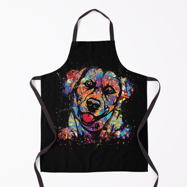 Item preview, Colorful Labrador Portrait designed and sold by k9printart.