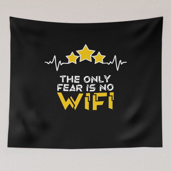 Item preview, The only fear is no wifi, mobile gaming, gamer gift idea designed and sold by AS-Shirts.