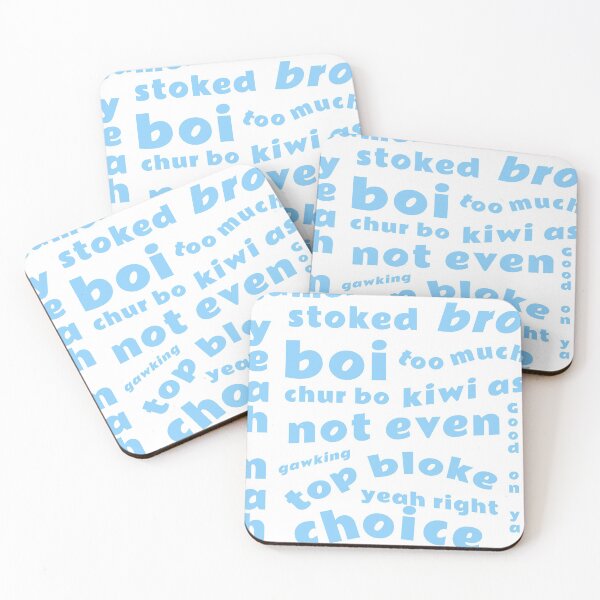 Item preview, Kiwi As, Kiwi Sayings in Blue designed and sold by Kiwidom.