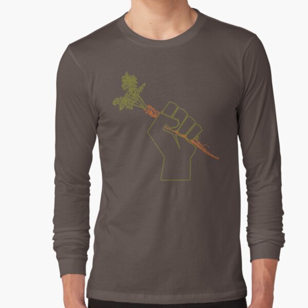 Veggie Permaculture Fist of Solidarity Long Sleeve T-Shirt