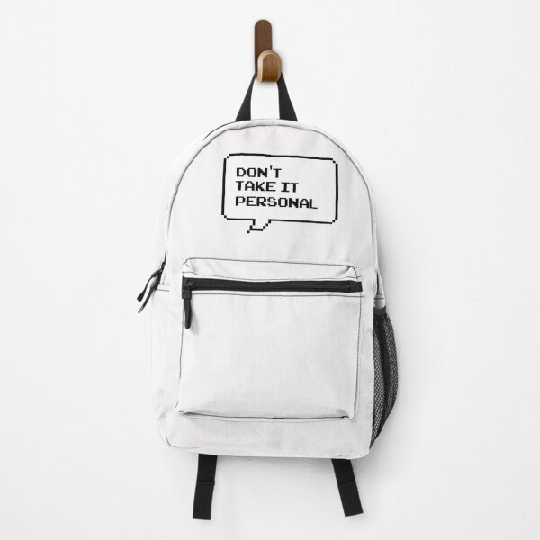 Item preview, Don't take it personal - Classic Black and White Retro speech bubble designed and sold by Deegital18.
