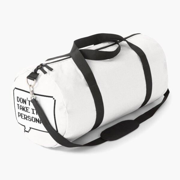 Item preview, Don't take it personal - Classic Black and White Retro speech bubble designed and sold by Deegital18.