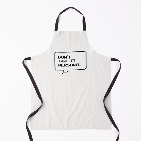 Item preview, Don't take it personal - Classic Black and White Retro speech bubble designed and sold by Deegital18.