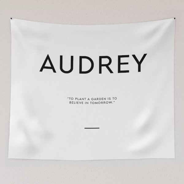 Item preview, AUDREY GARDEN QUOTE designed and sold by THEARTOFQUOTES.