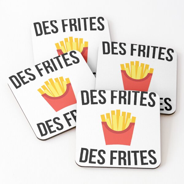 Aperçu de l'œuvre Des frites, des frites ! créée et vendue par ProShirtDesign.