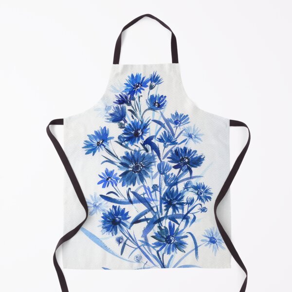 Item preview, botanical flower in blue N.o 4 designed and sold by kosarandrea.