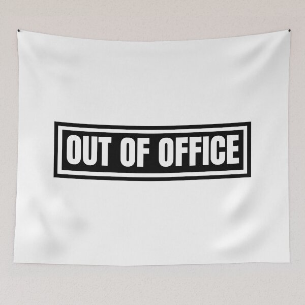 Item preview, out of office sign designed and sold by OMdesigns93.