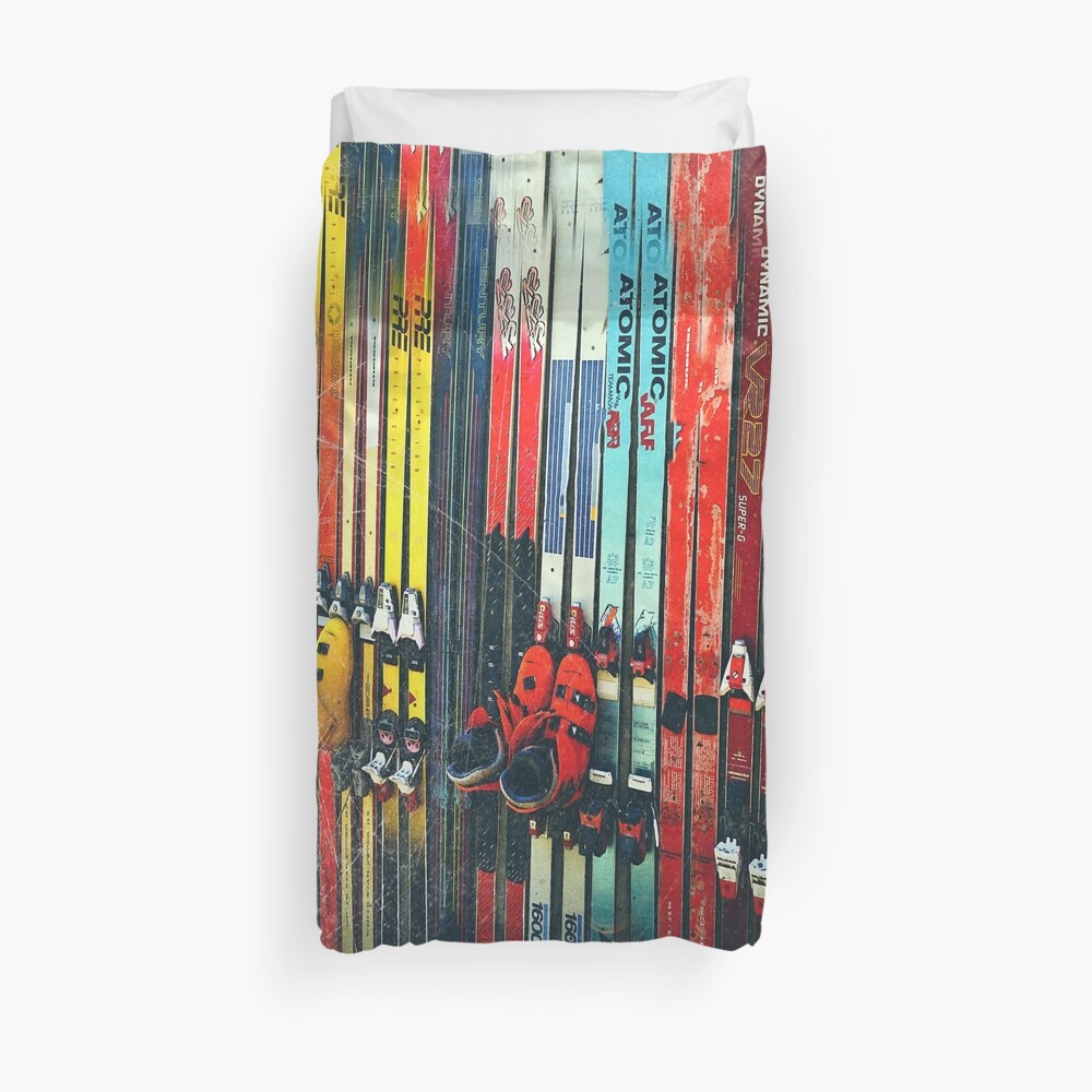 Ski Sun Valley Duvet Cover