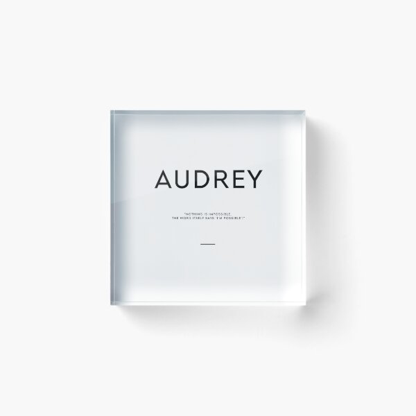Item preview, AUDREY IM POSSIBLE QUOTE designed and sold by THEARTOFQUOTES.