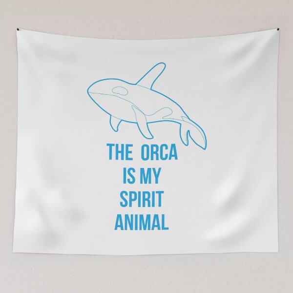 Item preview, The Orca is my spirit animal- Blue designed and sold by Vaishnavi Deo.