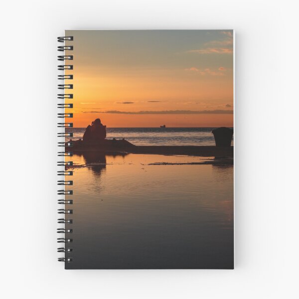 Item preview, couple watching a romantic sunset designed and sold by zakaz86.