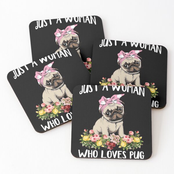 Item preview, Pug Lovers Just A Woman Who Loves Pug designed and sold by keith45david.