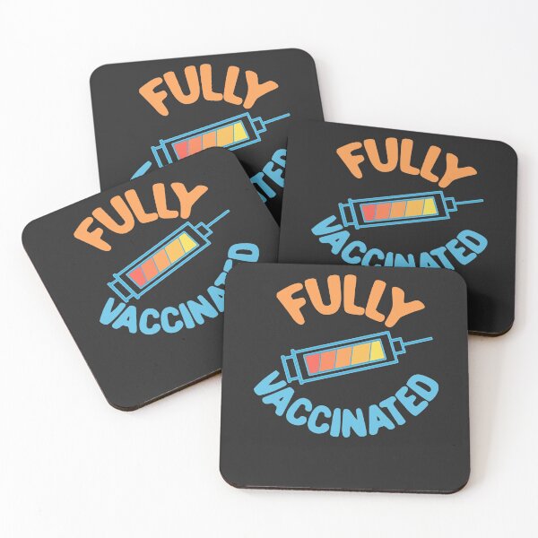 Item preview, Fully Vaccinated, syringe charger - Blue designed and sold by Chubuter.