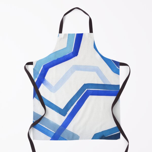 Item preview, abstract pattern in blue: stripes designed and sold by kosarandrea.