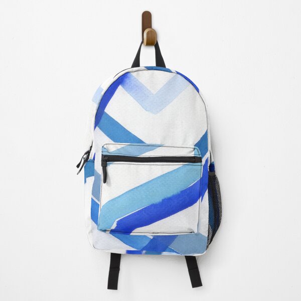 Item preview, abstract pattern in blue: stripes designed and sold by kosarandrea.