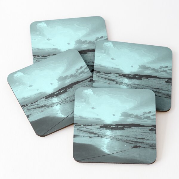 Item preview, Sea-life. boats.  ocean. beach. blue. sea. sand. designed and sold by PrintedDreams.