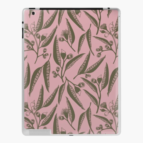Australian Bush Leaves - Romantic Pink iPad Skin
