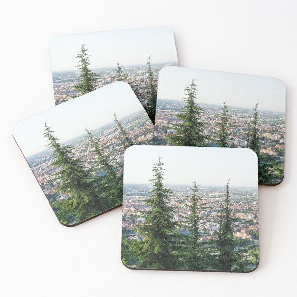 Item preview, Splendid Bergamo Vista - Lower City Citta Bassa and Po River Plain from Above the Treetops designed and sold by Georgia Mizuleva.