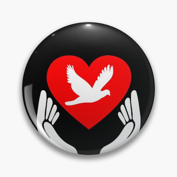 Item preview, Bird lover peace love faith heart designed and sold by MarianRossberg.