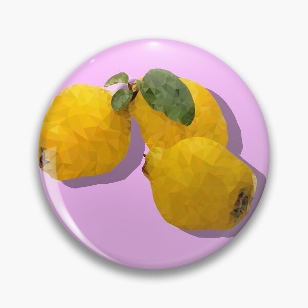 Item preview, Quince is yellow. Low Poly. designed and sold by Olga54.