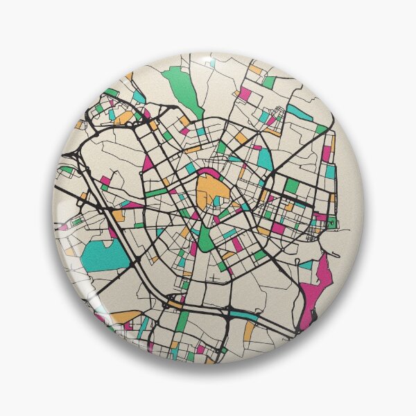 Item preview, Valencia, Spain Street Map designed and sold by A Deniz Akerman.