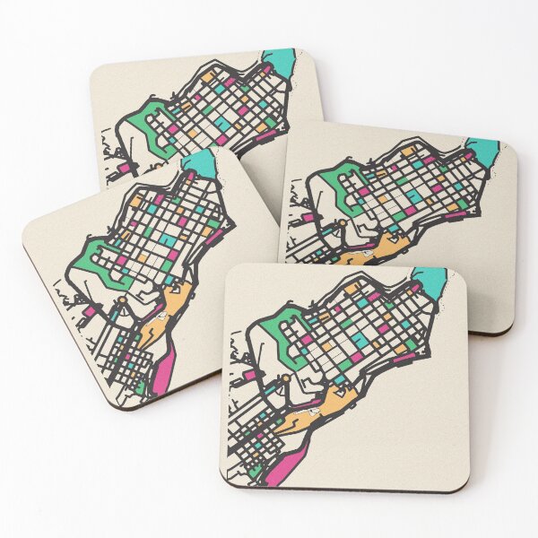 Item preview, Valletta, Malta Street Map designed and sold by A Deniz Akerman.