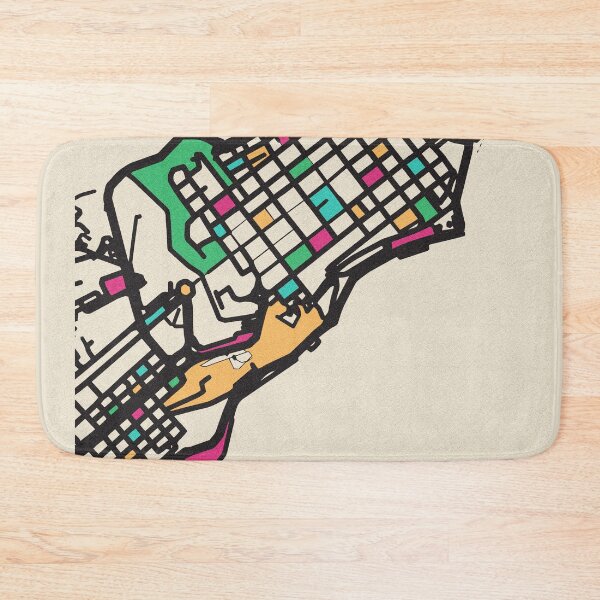 Item preview, Valletta, Malta Street Map designed and sold by A Deniz Akerman.