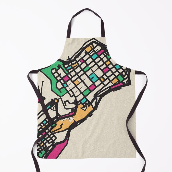 Item preview, Valletta, Malta Street Map designed and sold by A Deniz Akerman.