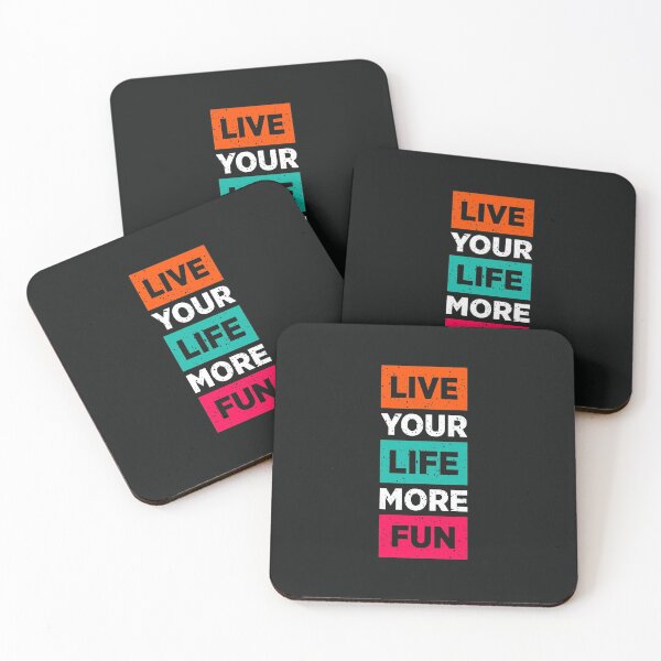 Item preview, Live your Life More Fun designed and sold by SSK Designs.