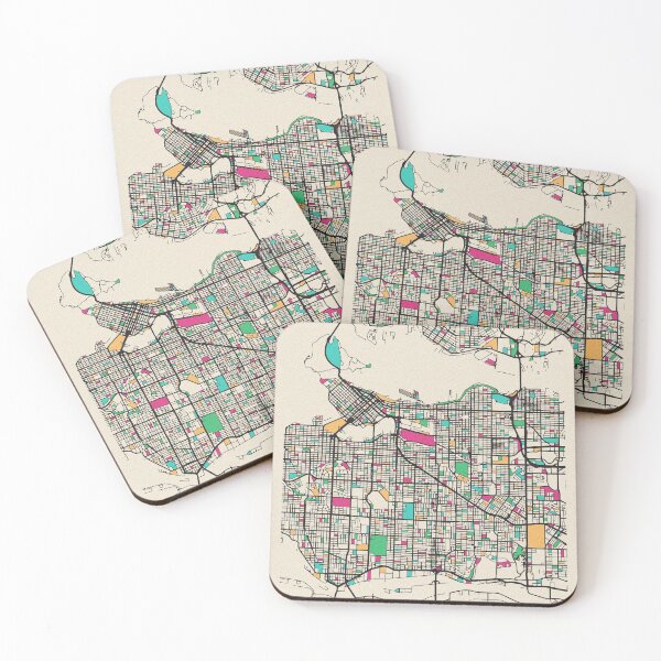 Item preview, Vancouver, Canada Street Map designed and sold by A Deniz Akerman.