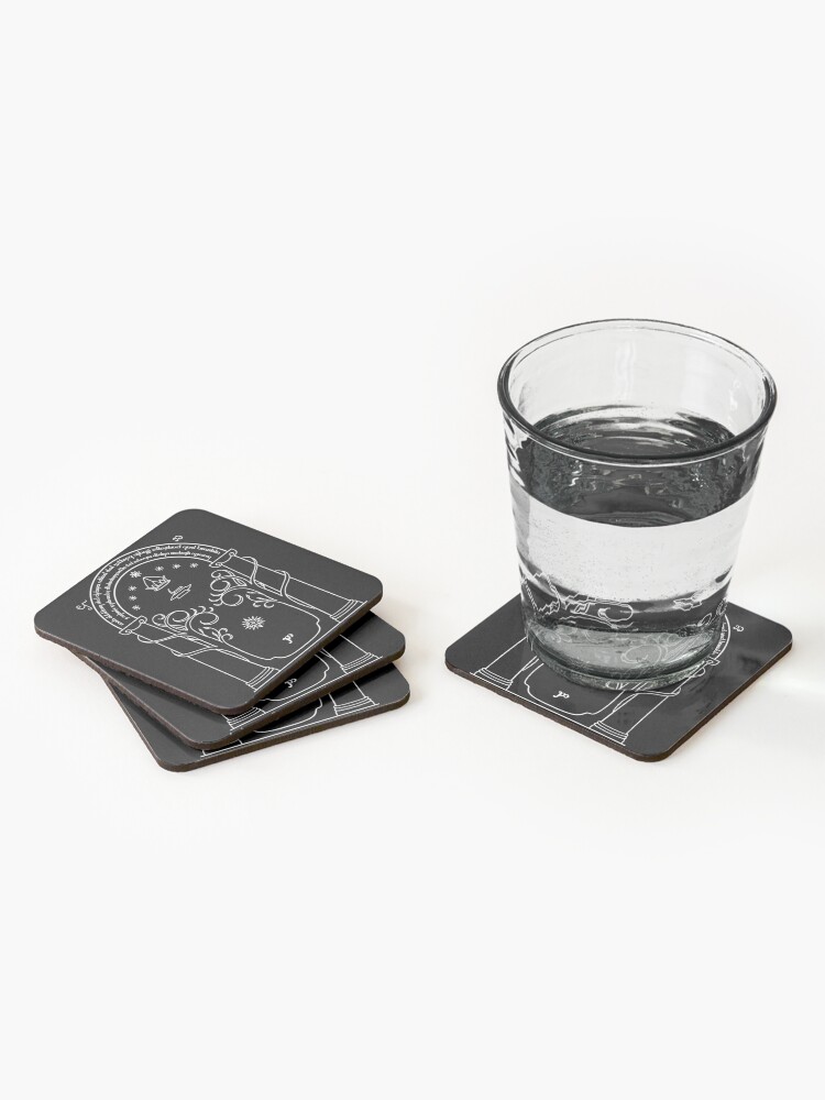 Alternate view of Moon Gate Coasters (Set of 4)