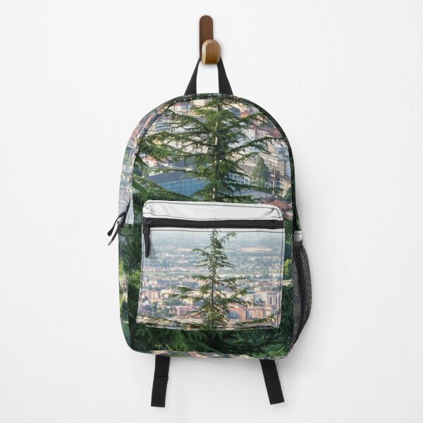 Item preview, Splendid Bergamo Vista - Lower City Citta Bassa and Po River Plain from Above the Treetops designed and sold by Georgia Mizuleva.