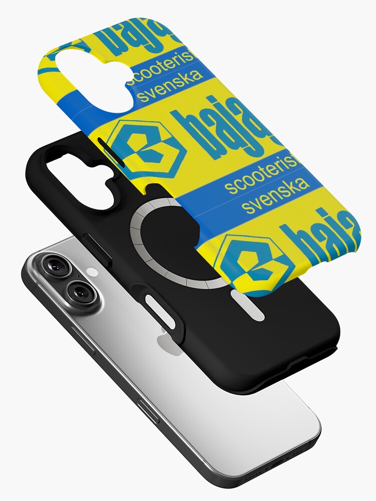 Thumbnail 2 of 4, iPhone Case, Logo of the Swedish Bajaj Scooterists designed and sold by Janne-Hagnell.